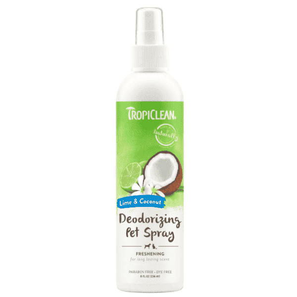 TropiClean Lime & Coconut Deodorizing Pet Spray – 236 ml