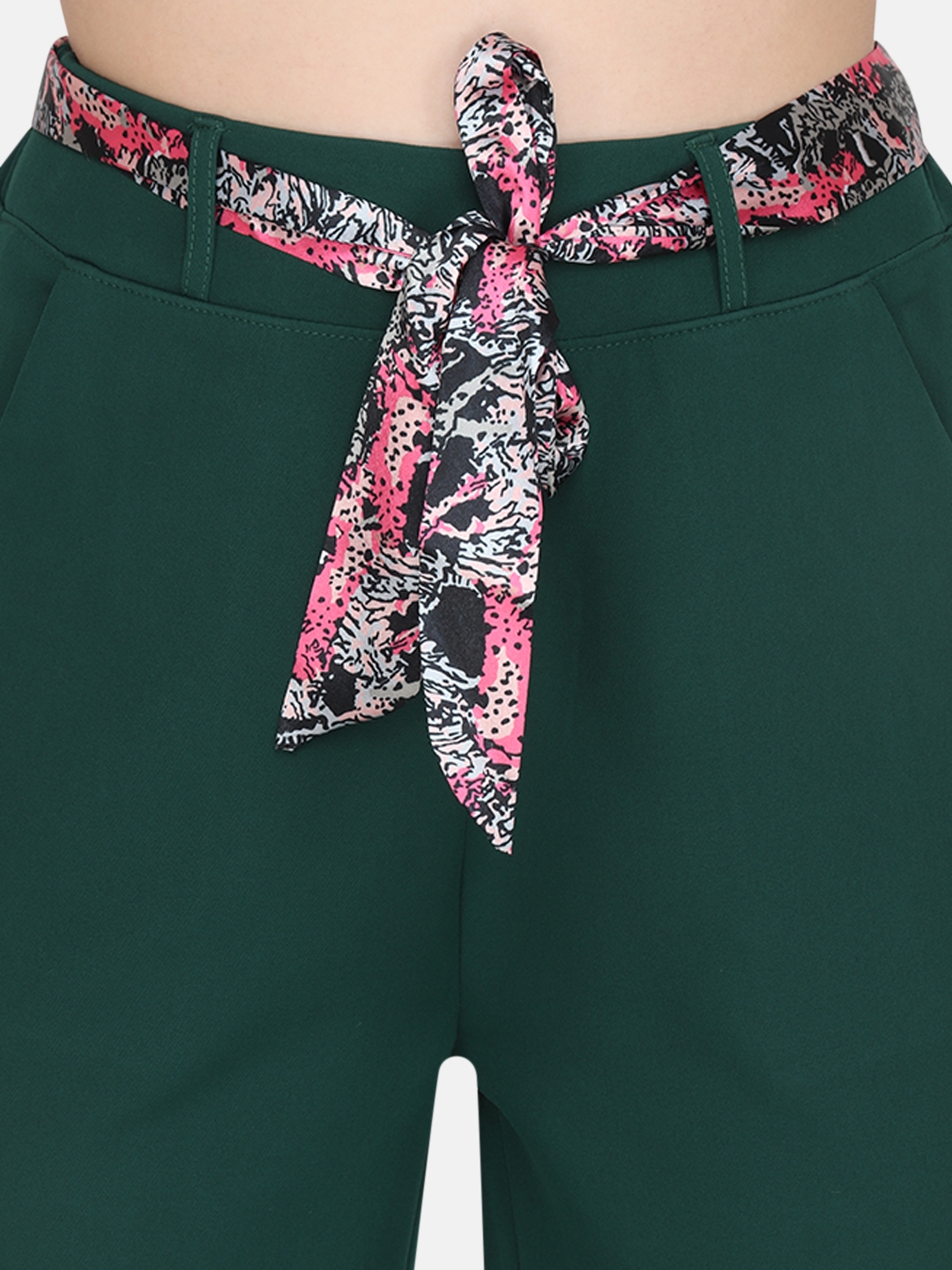 Albion | Albion Women Premium Green Harem Pant 4