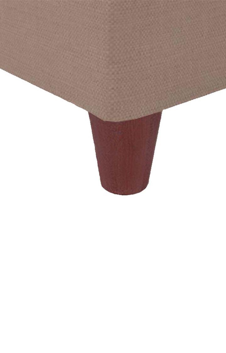 neudot Roman RHS Sectional Sofa for Living Room |6 Person Sofa|Premium Fabric with Cushioned Armrest | Solid Wood Frame|6 Seater in Desert Brown Color