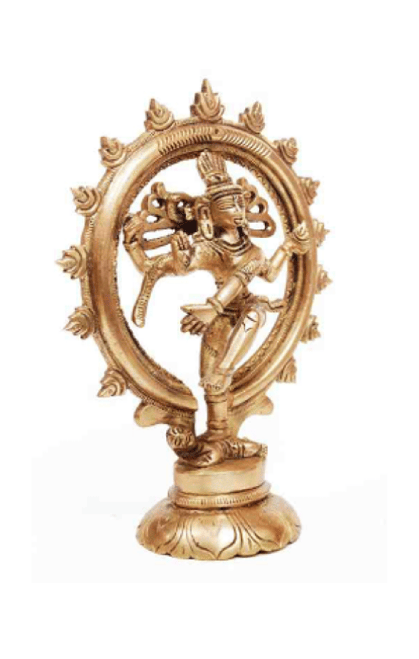 Shiv Ratan kendra Shiva's Dancing Form-Natraj Murti for Office & Home I Size-20CM X 13.5CM - For Praying & Gifting