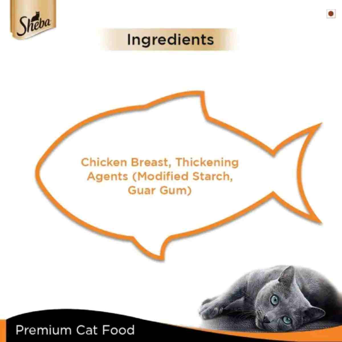 Sheba Deluxe Secculent Chicken Breast in Gravy Wet Cat Food - 85 g