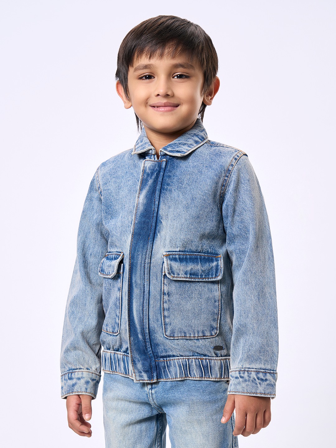 Ed-a-Mamma Kids Boys Jacket Blue