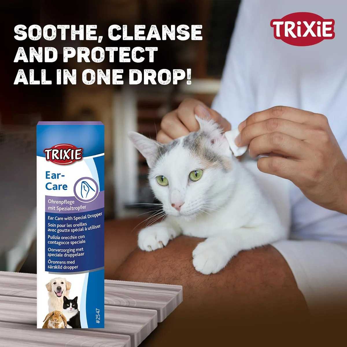 Trixie Ear Care for Dogs & Cats, 50 ml