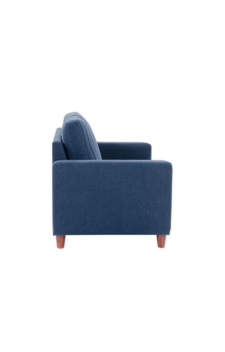 NEUDOT Roman Fabric Sofa for Living Room | 2 Seater Sofa for Drawing Room & Bedroom, Sofa for Office & Lounge - Dusky Blue