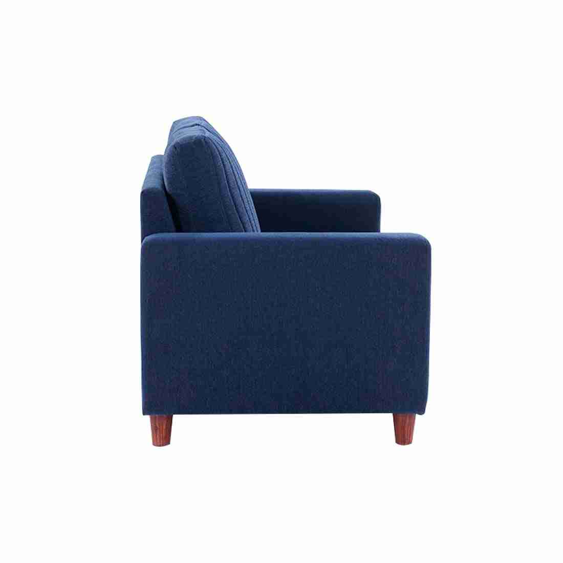 neudot Roman Sofa for Living Room |2 Persons Sofa|Premium Fabric with Cushioned Armrest | Solid Wood Frame|2 Seater in Cobalt Blue Color