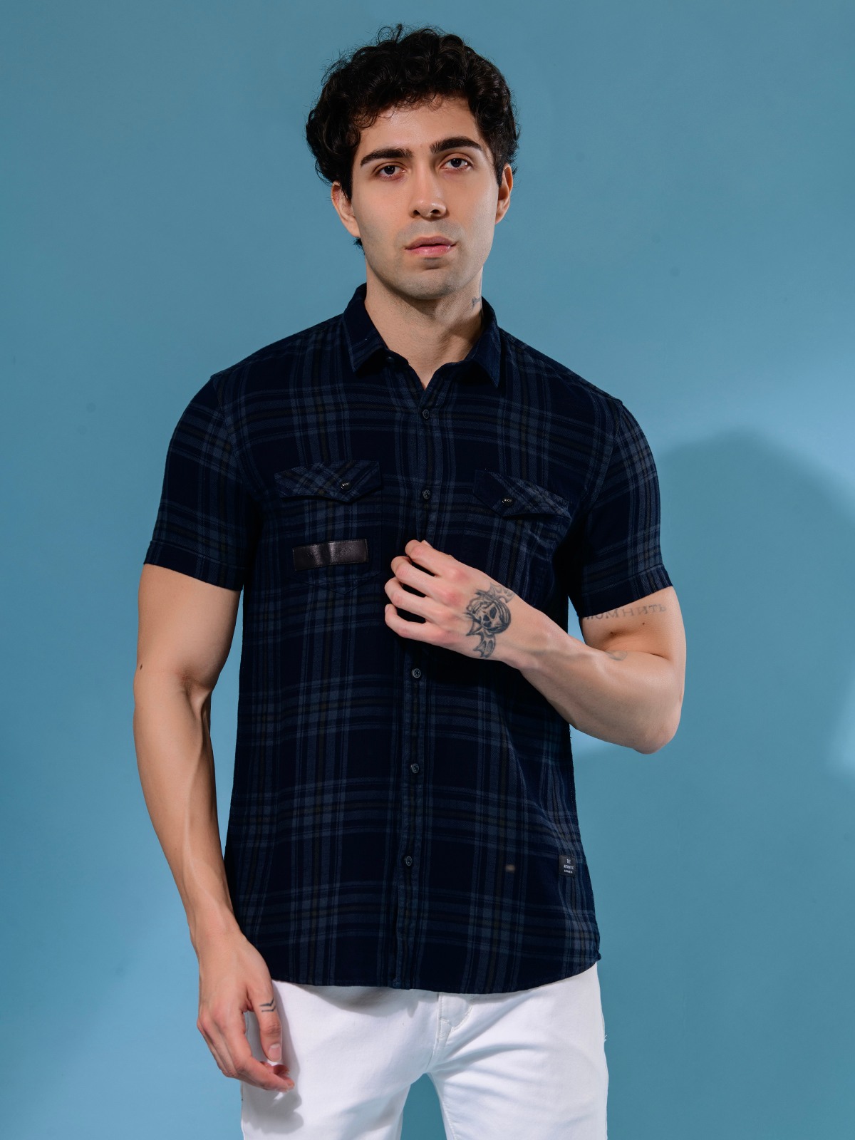 ALBION MENS MOF YELLOW (BLACK) SHIRT