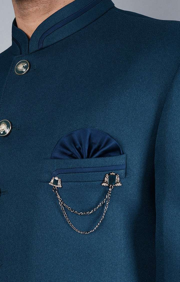 Jade blue best sale jodhpuri suits