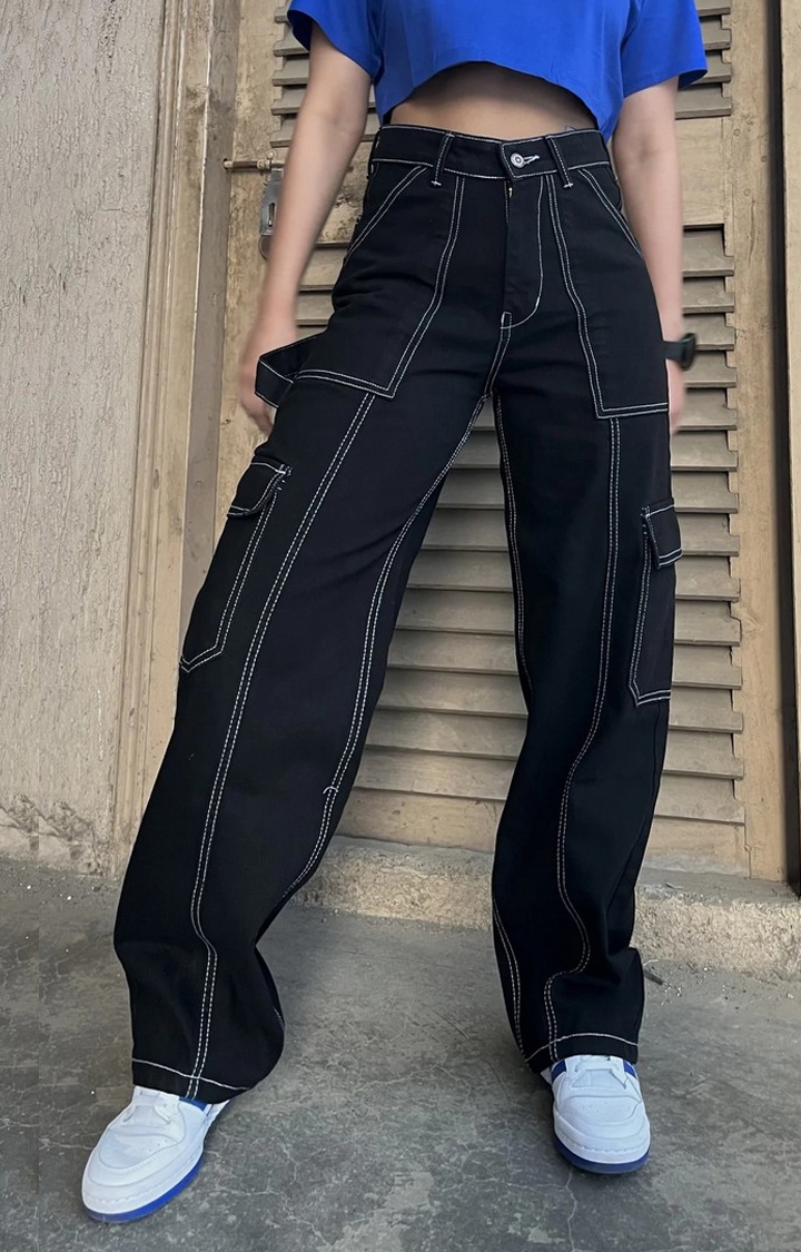 2023 New Korean Fashion Loose Jeans Classic Straight Straight Baggy Wide  Leg Trousers Street Hip Hop Pants 3xl Black Grey Blue | Fruugo FR