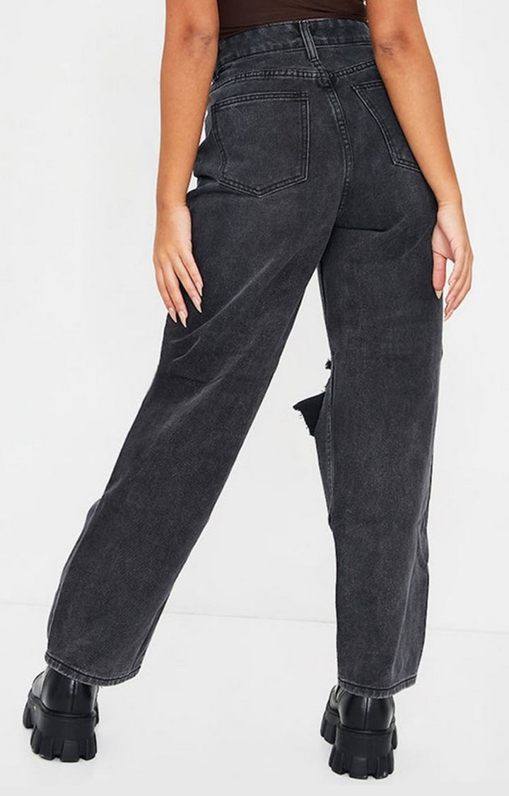 PacSun Washed Black Ripped 90s Boyfriend Jeans  PacSun