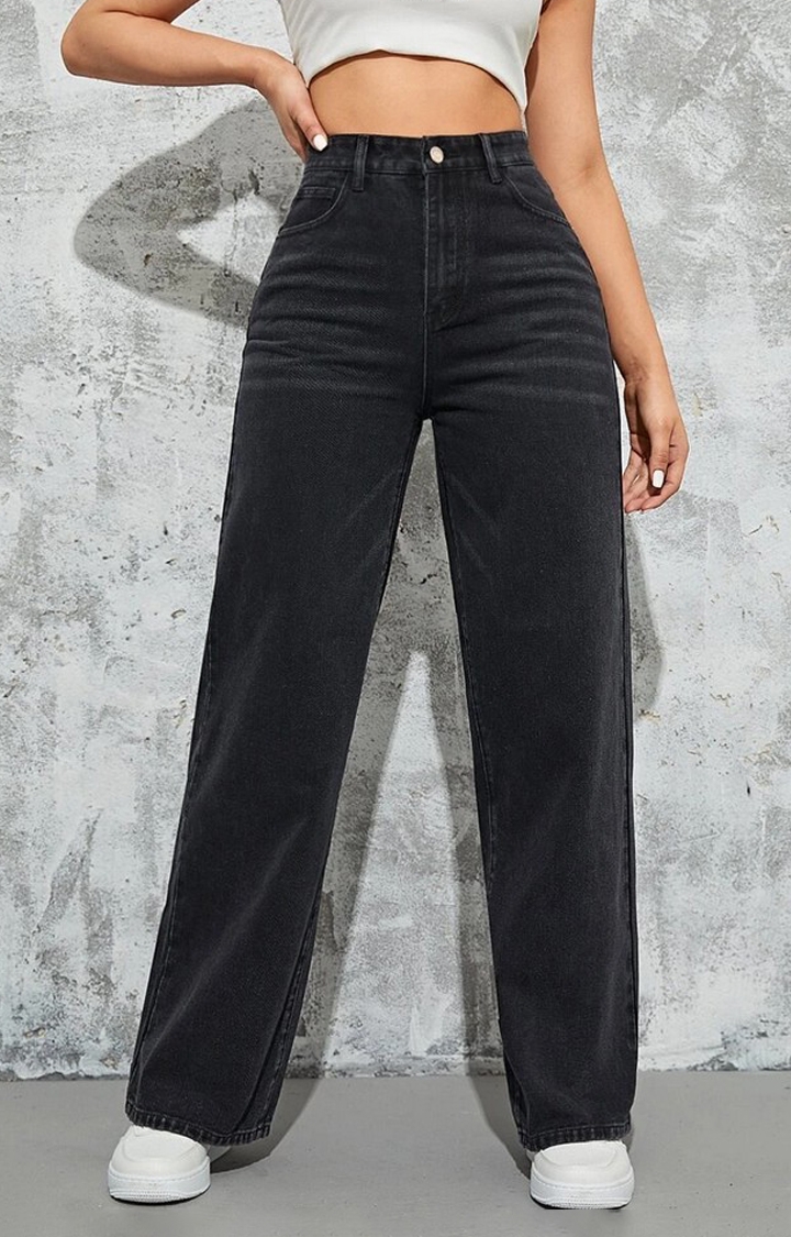 Buy online Women's Plain Straight Fit Jeans from Jeans & jeggings for Women  by Zheia for ₹899 at 57% off | 2024 Limeroad.com