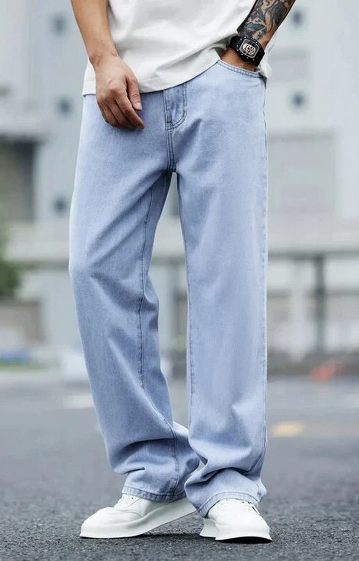 Baggy Jeans- Blue Side Pocket Baggy Fit Denim Jeans Online | Powerlook-saigonsouth.com.vn