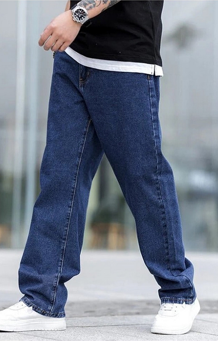 Buy genericBaggy Jeans Men Baggy Men Hip Hop Jeans Jeans Men Baggy Jeans  Men Baggy Jeans (Color : Blue, Size : Medium) Online at desertcartINDIA