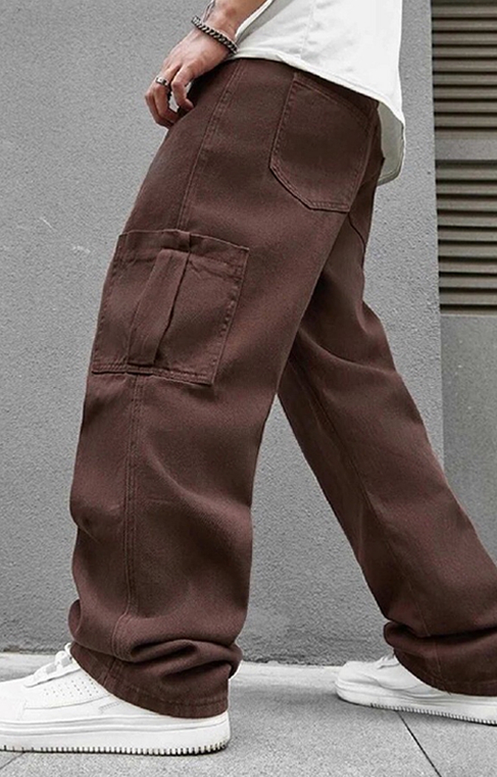 Emmiol Free shipping 2024 Men's Vintage Pocket Loose Cargo Pants Green XL  in Cargo Pants online store. | EMMIOL