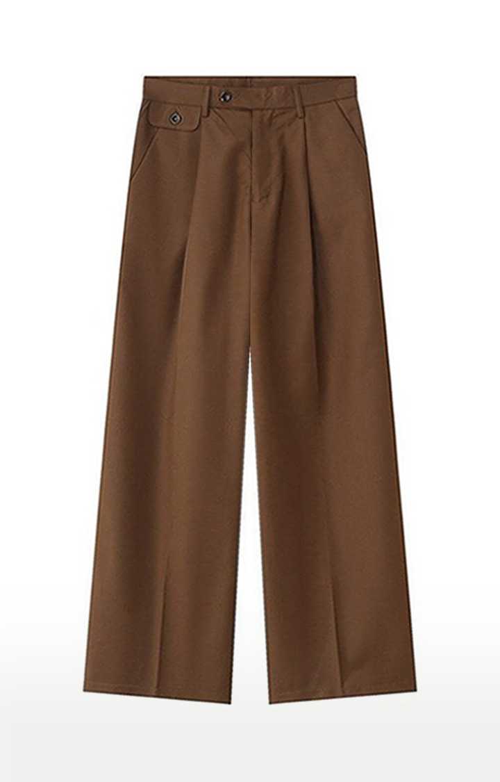 INCERUN Men's Korean Straight Trousers Pants Loose Casual Wide Leg Pants -  Walmart.ca