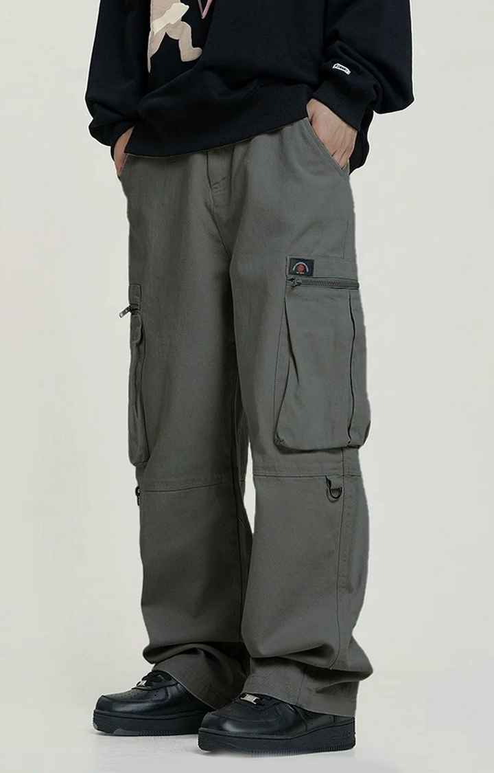 Buy RDSTR Men Olive Green Jogger Fit Cargo Trousers online | Looksgud.in