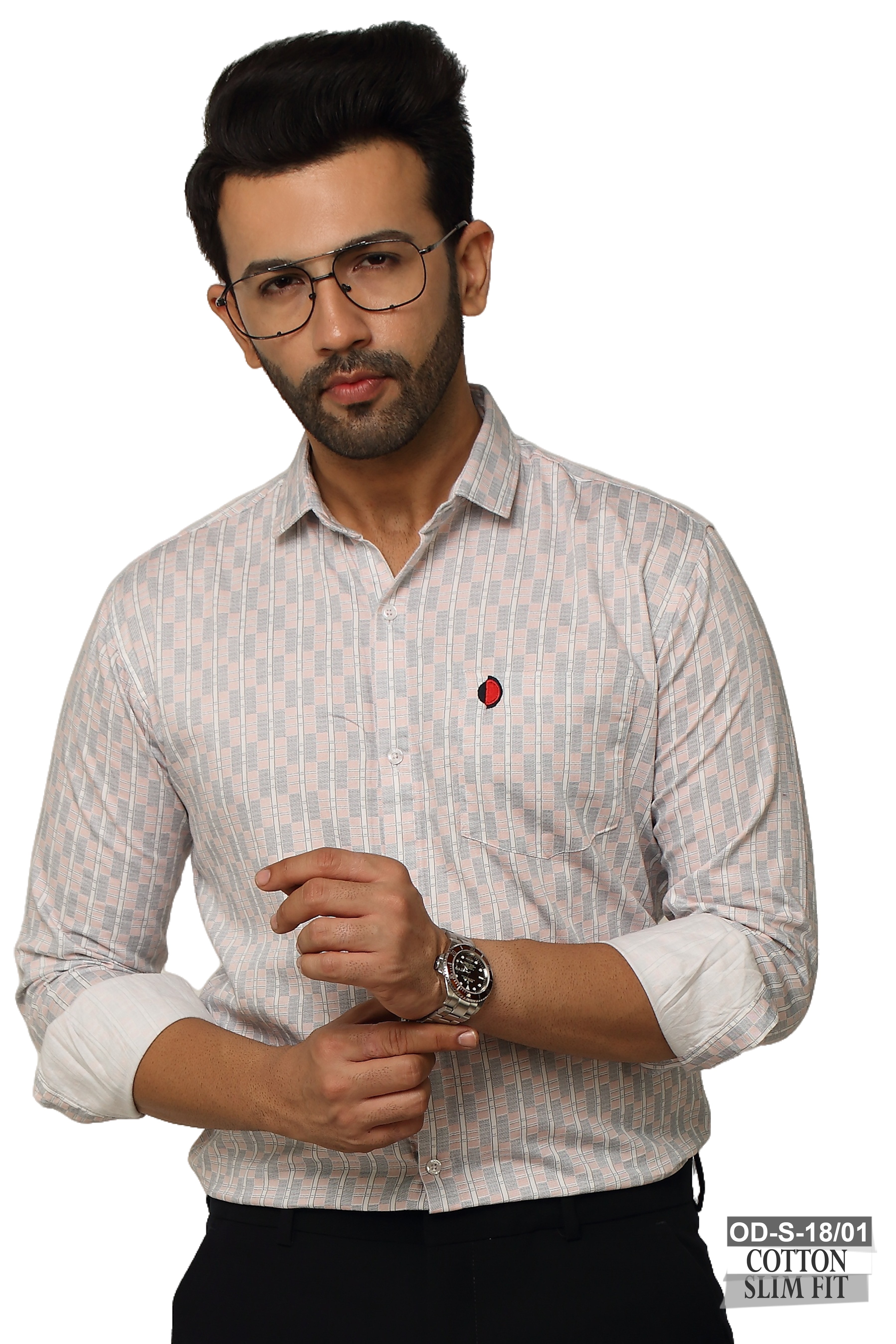One Denim Lining Peach Cool Shirts
