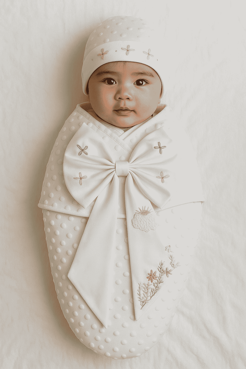 Cloud Garden Swaddle Set