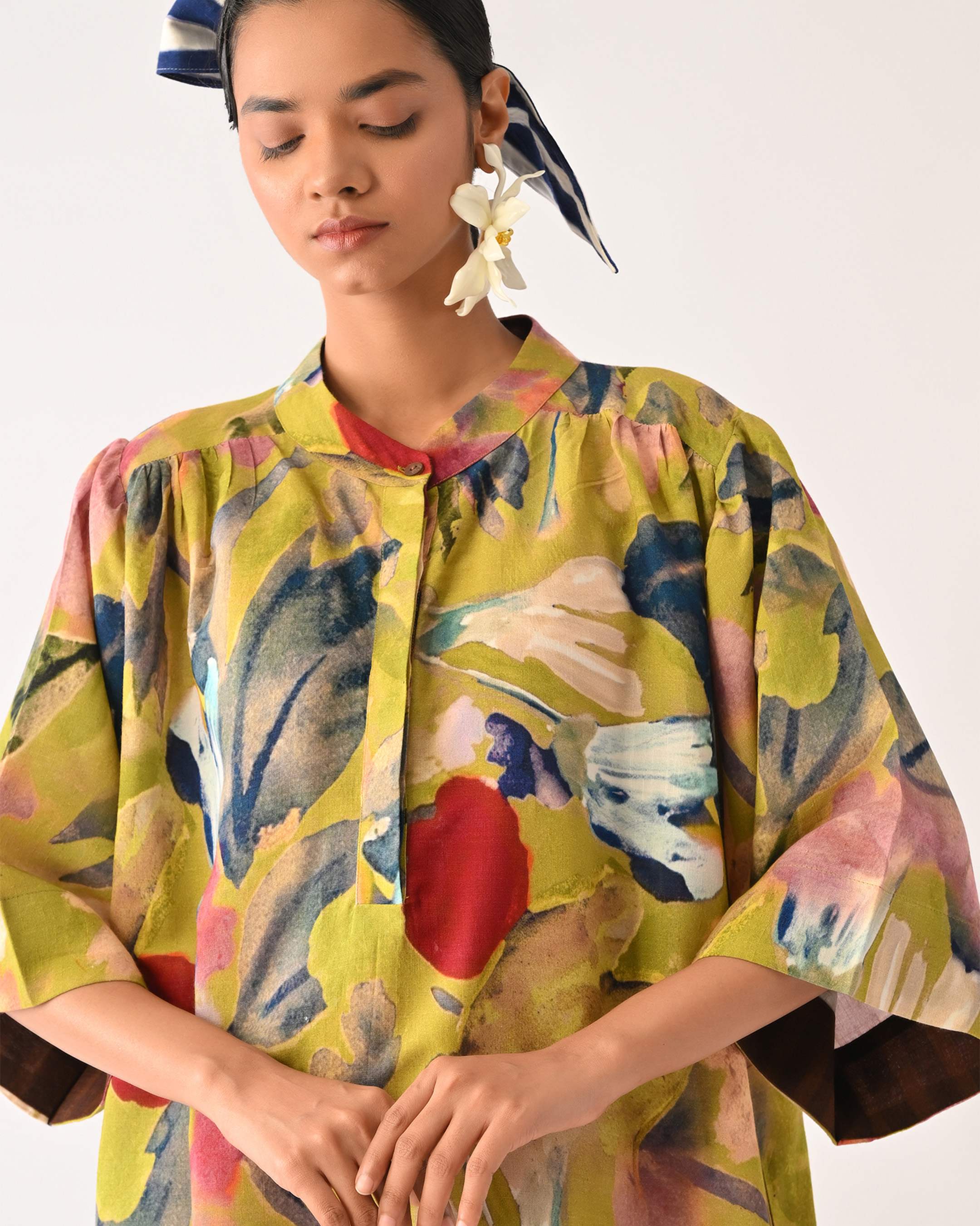 Liberty Olive Beach Dress