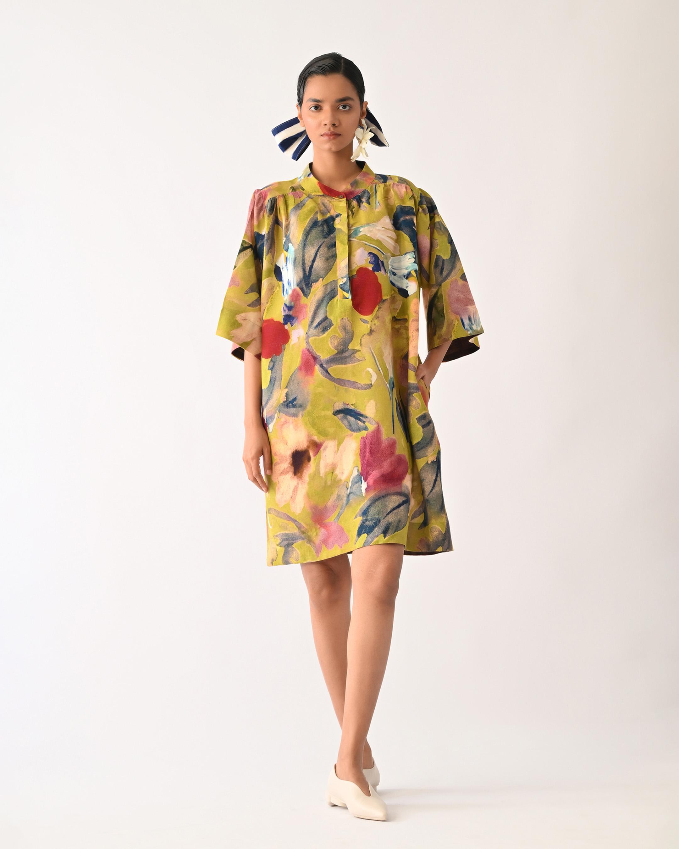 Liberty Olive Beach Dress