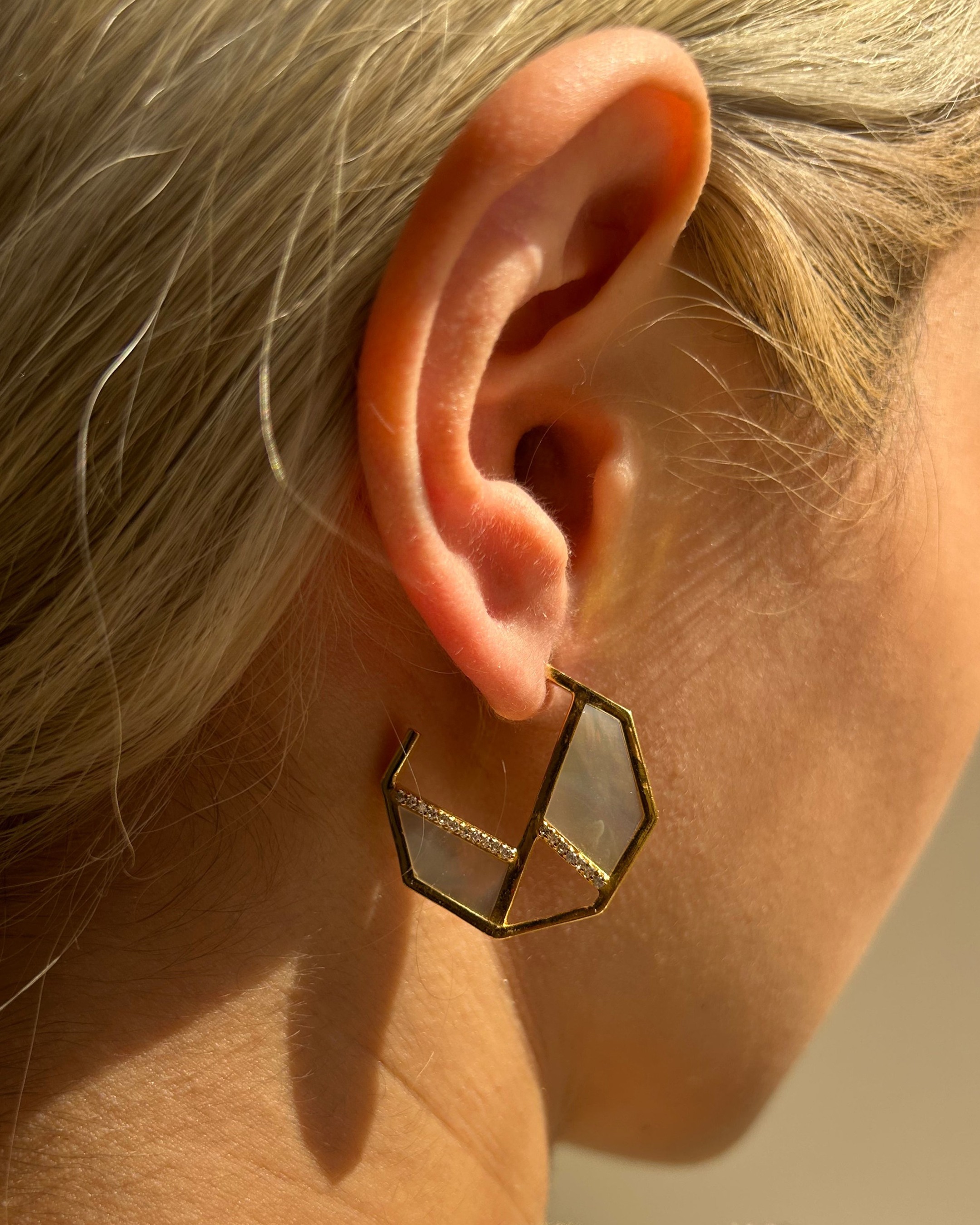 One Of A Hex Hoops