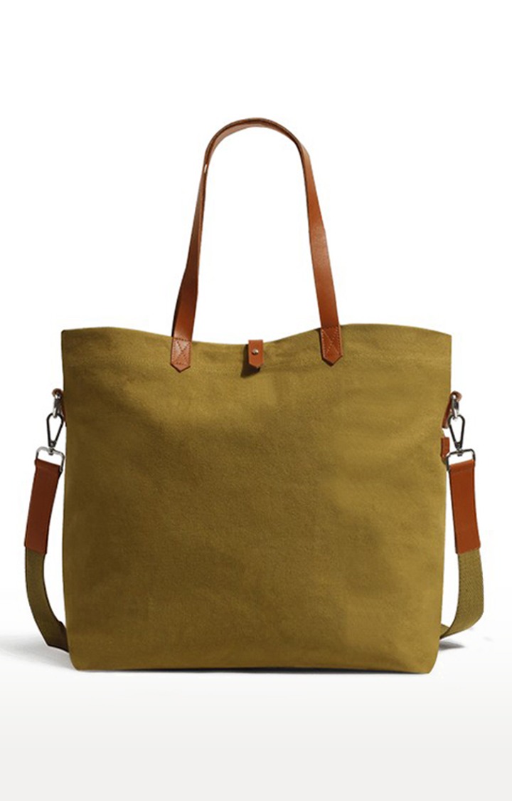 Women's Olive Green Buoy Tote Bag