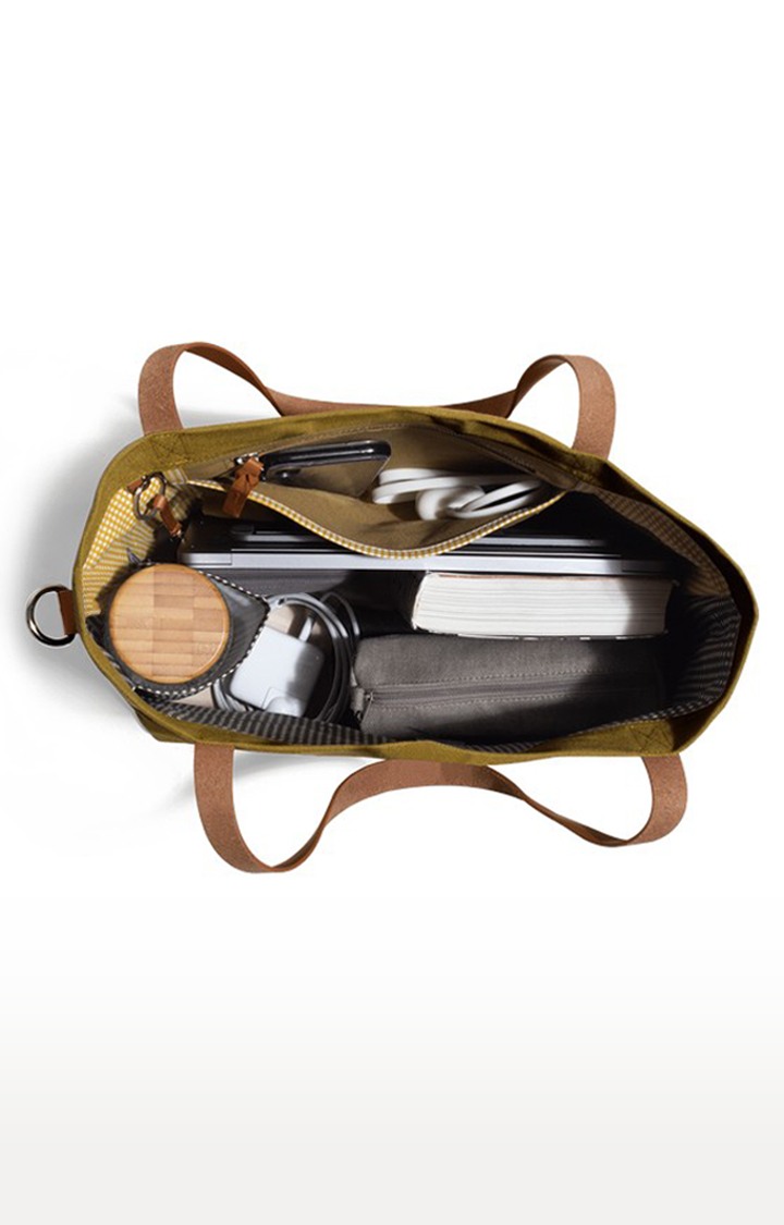 Women's Olive Green Buoy Tote Bag