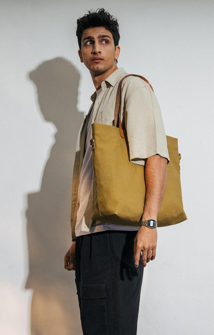 Women's Olive Green Buoy Tote Bag
