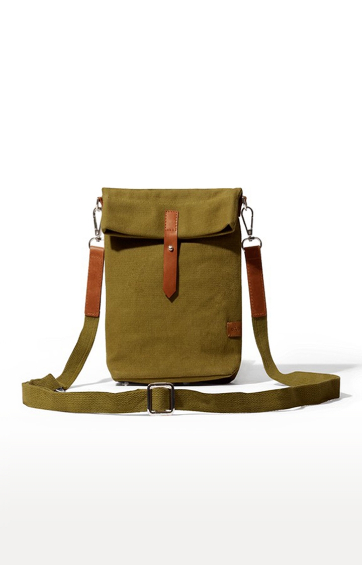 DailyObjects | Women's Olive Green Scout Crossbody Bag 0