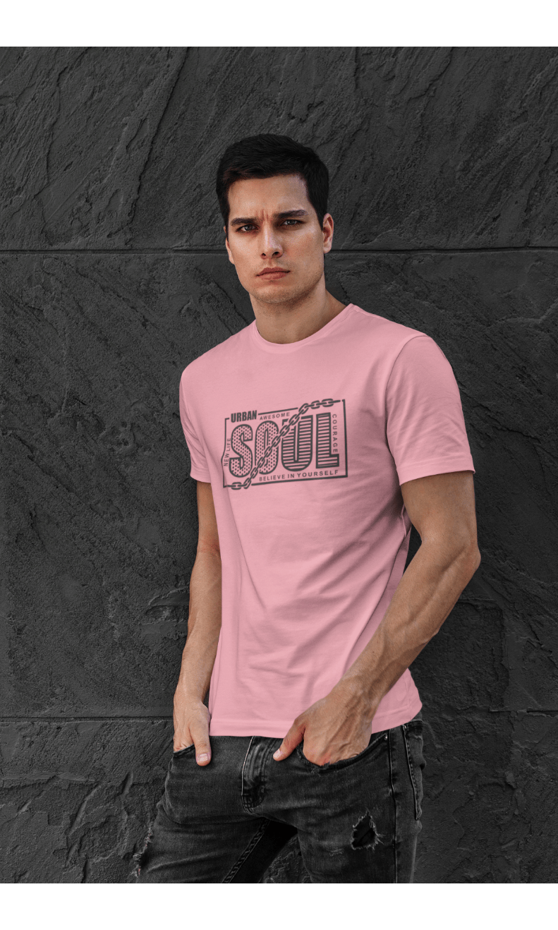 OUTLAWS | OUTLAWS - 100% Cotton Printed Pink Printed Tees 0