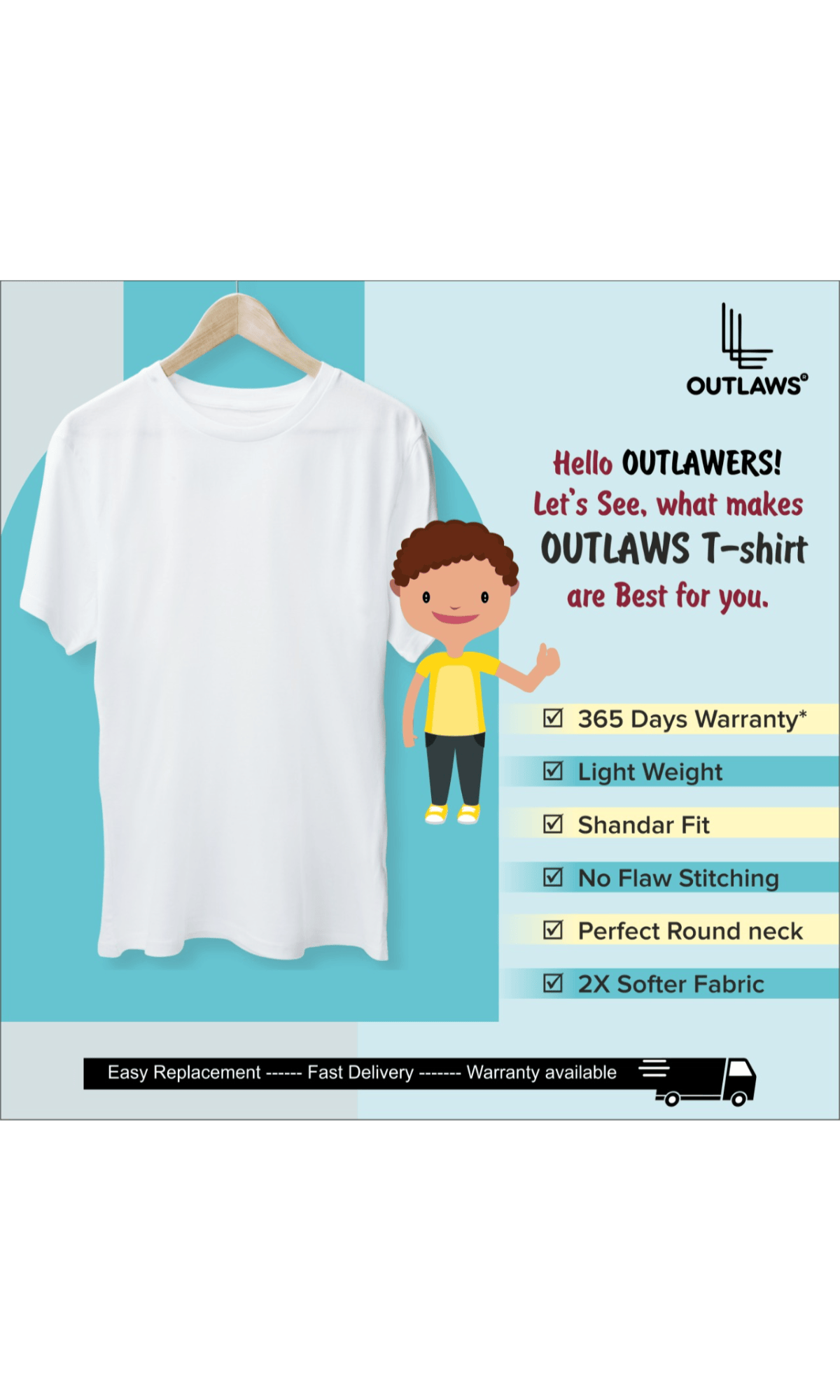 OUTLAWS | OUTLAWS - 100% Cotton Printed Pink Printed Tees 2