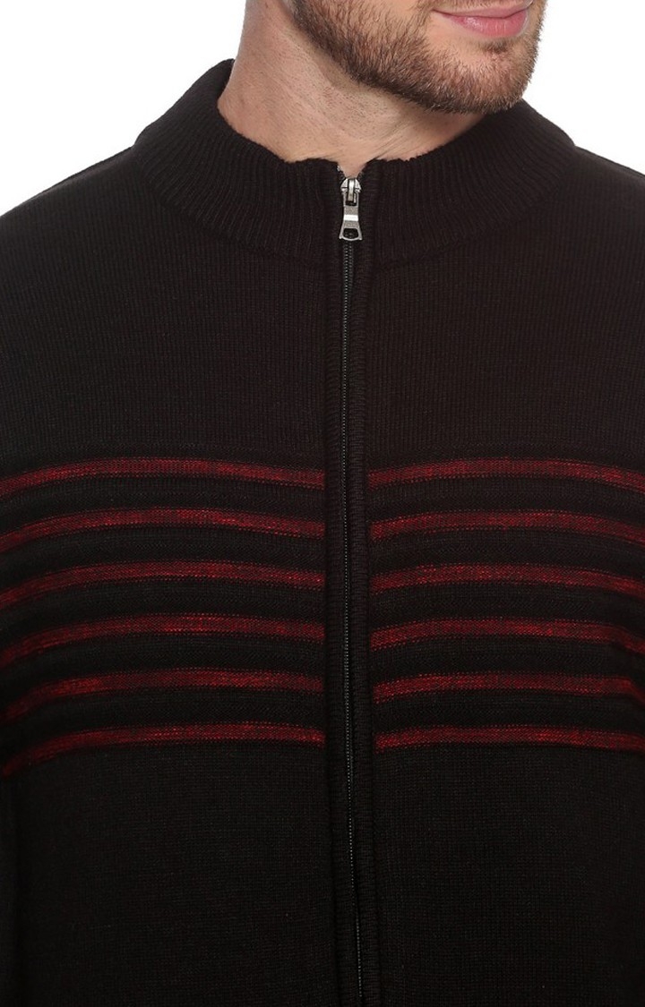 VENITIAN | Black Striped Sweater 3