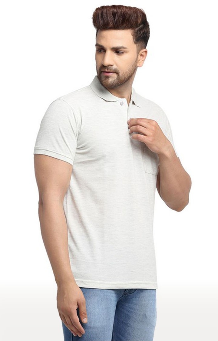 VENITIAN | White Solid T-Shirt 1