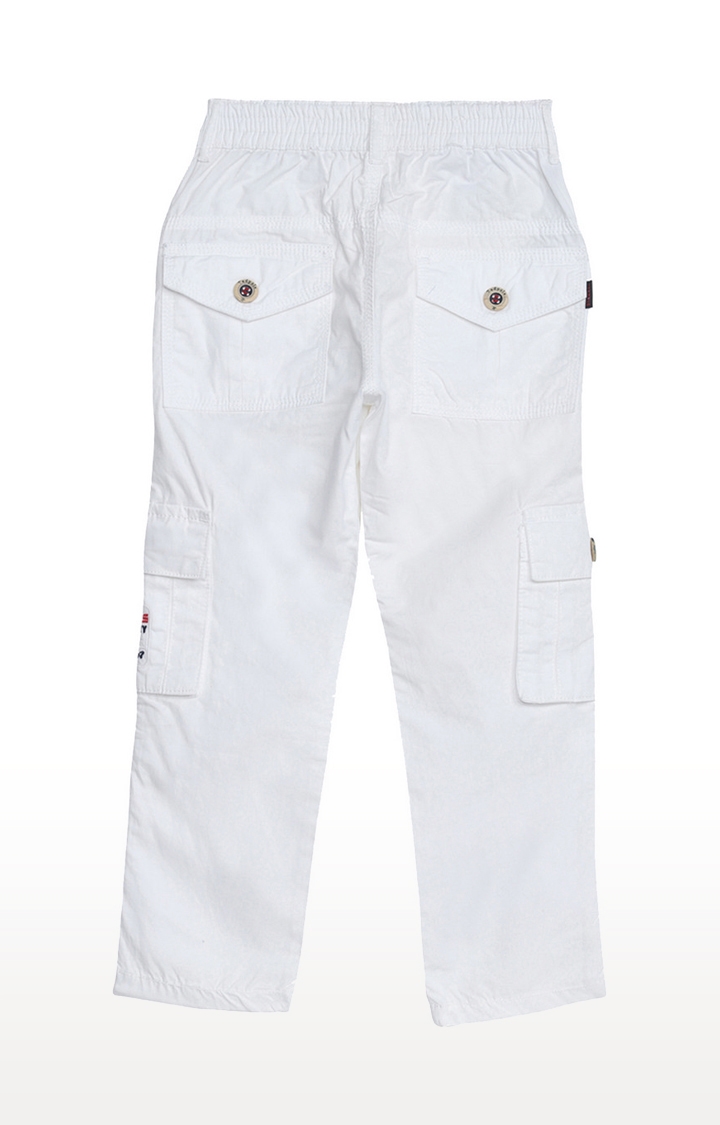 Tadpole | White Solid Jeans 1