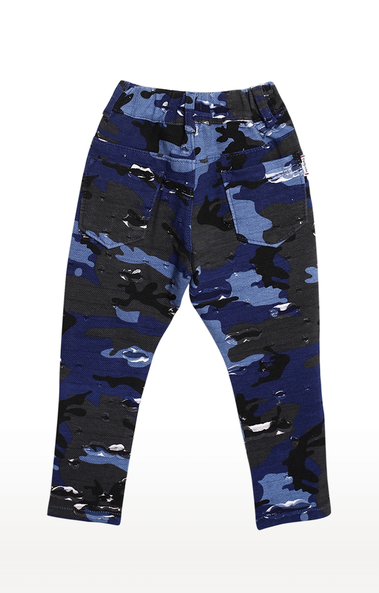 Tadpole | Blue Printed Trousers 1