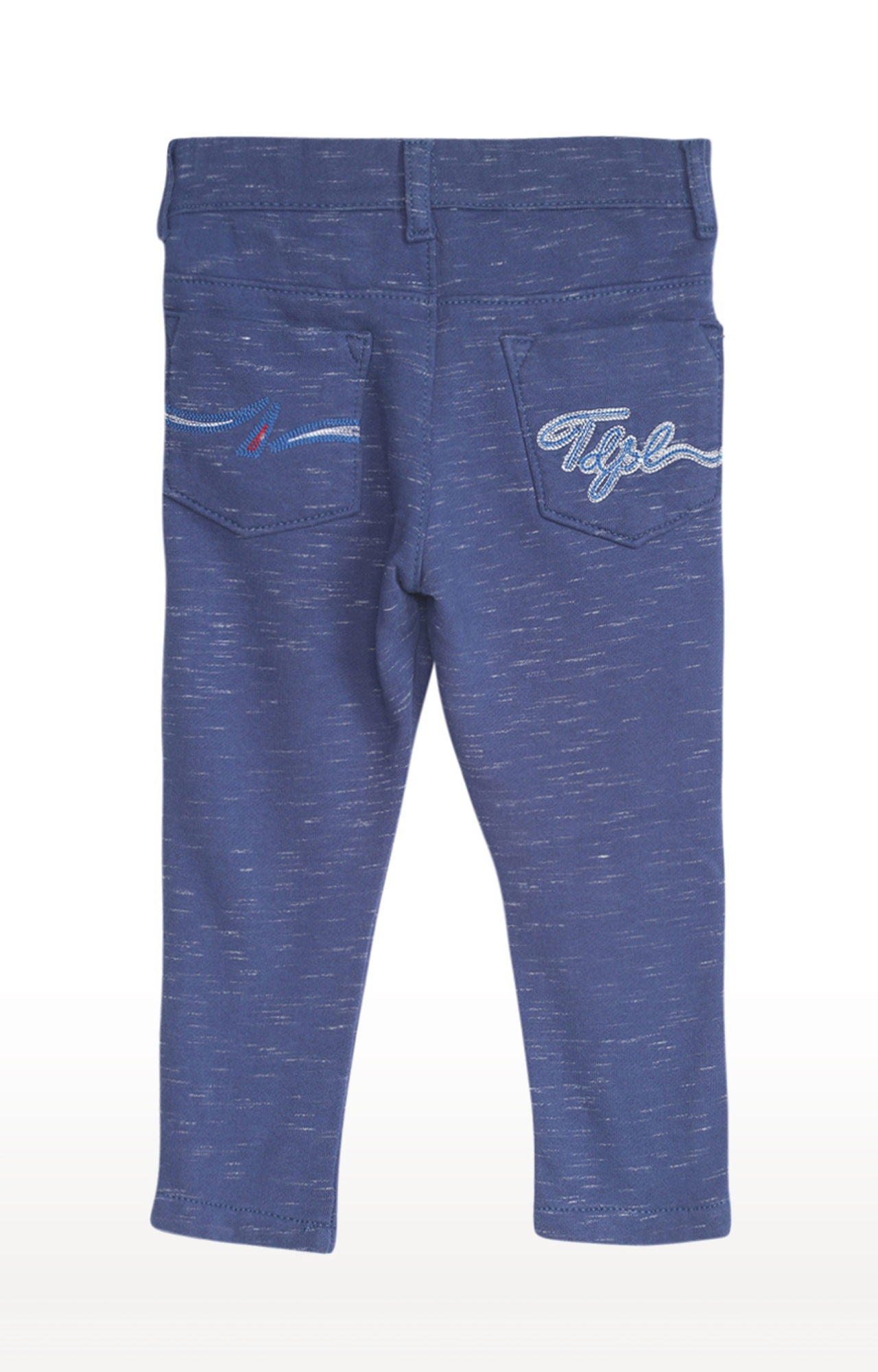 Tadpole | Blue Melange Trousers 1