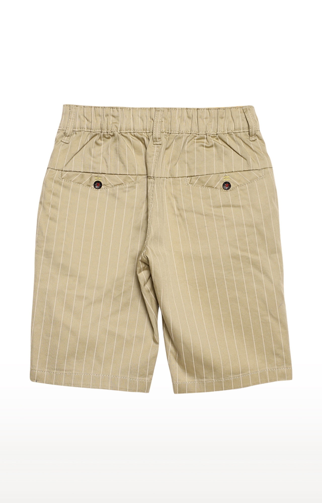 Tadpole | Beige Striped Shorts 1