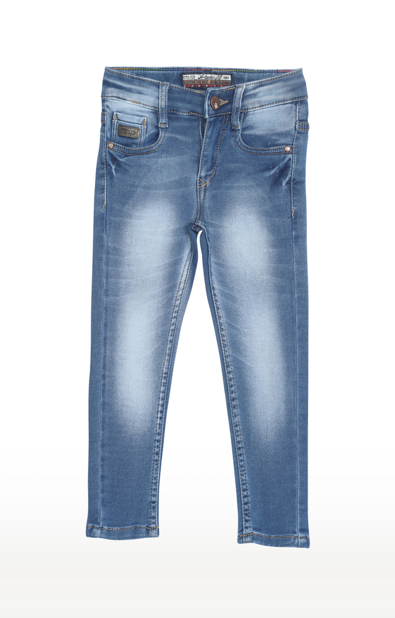 Tadpole | Blue Solid Jeans 0