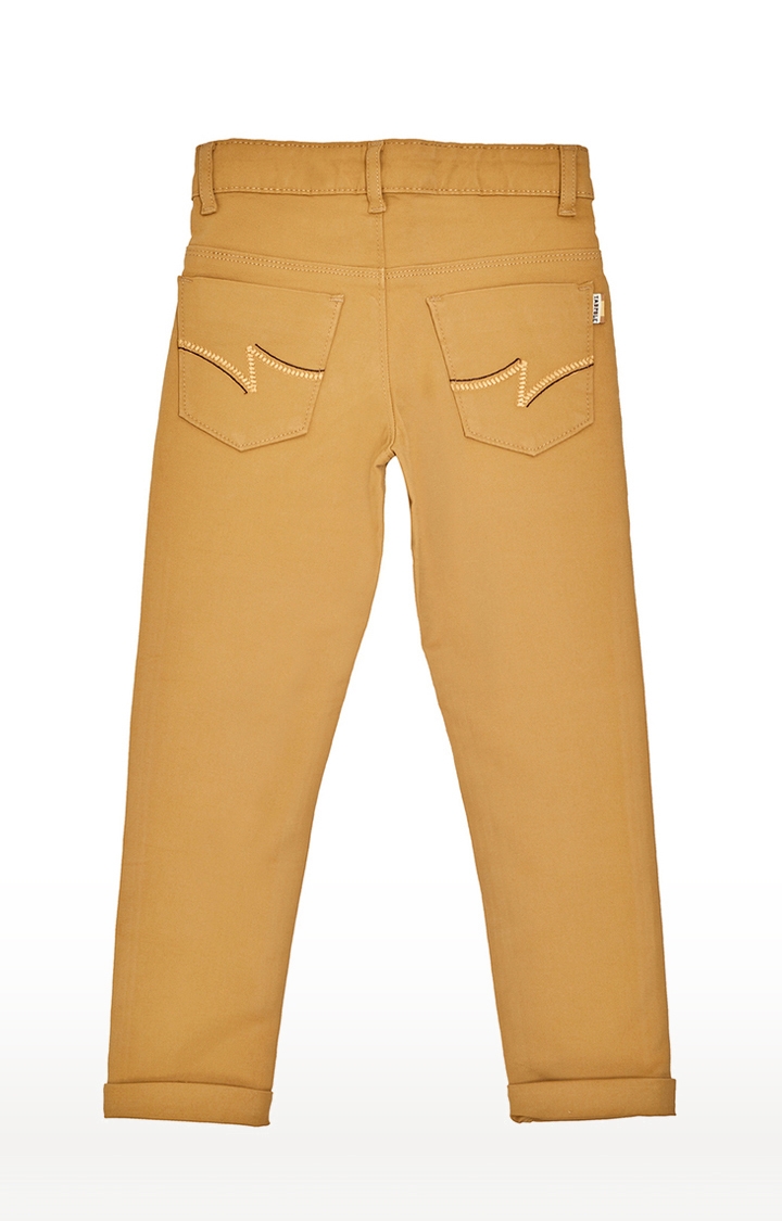 Tadpole | Brown Solid Jeans 1