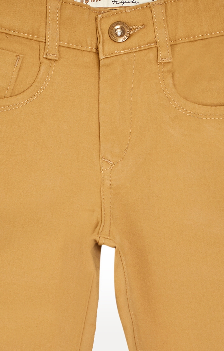 Tadpole | Brown Solid Jeans 2