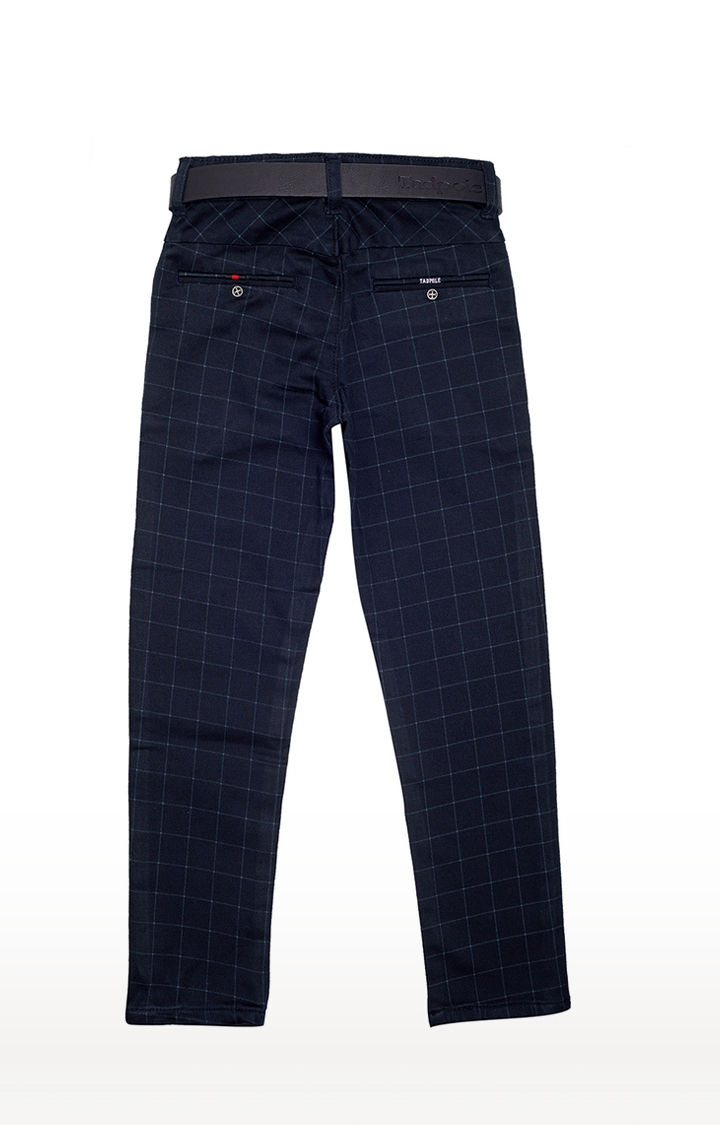 Tadpole | Blue Checked Trousers 1