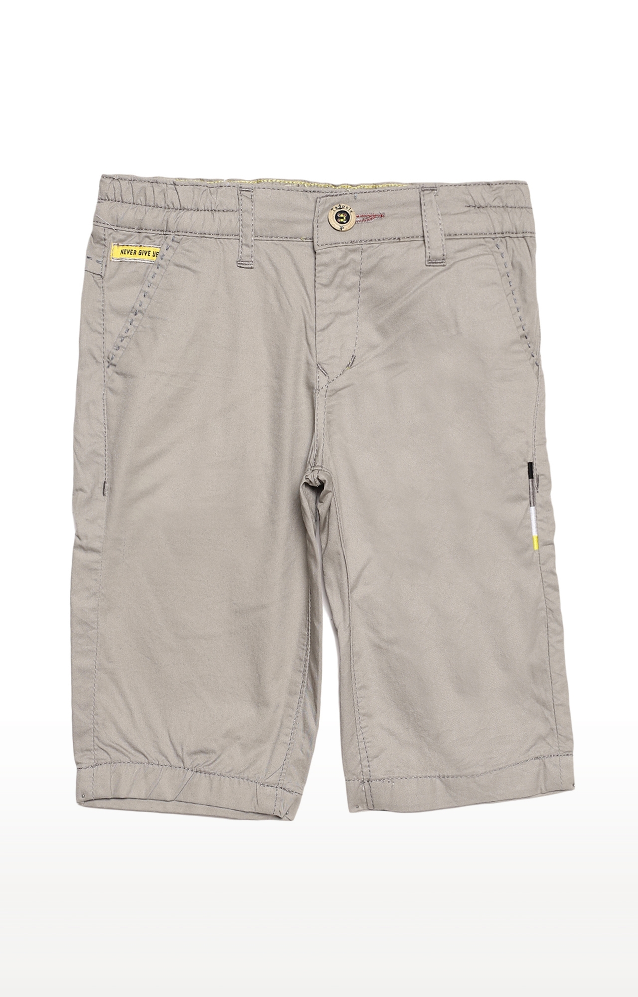 Tadpole | Grey Solid Shorts 0