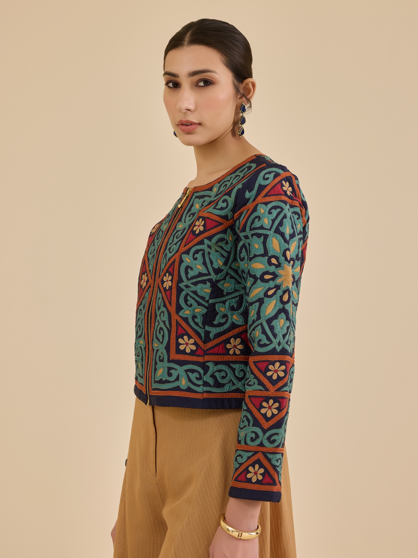 Blue Meera- Quilting Jacket