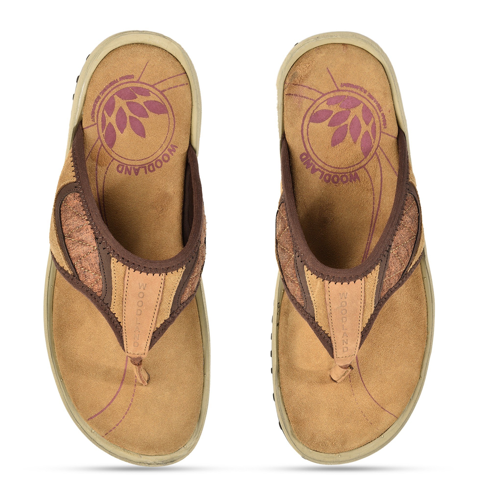 WOODLAND Men Brown Slippers