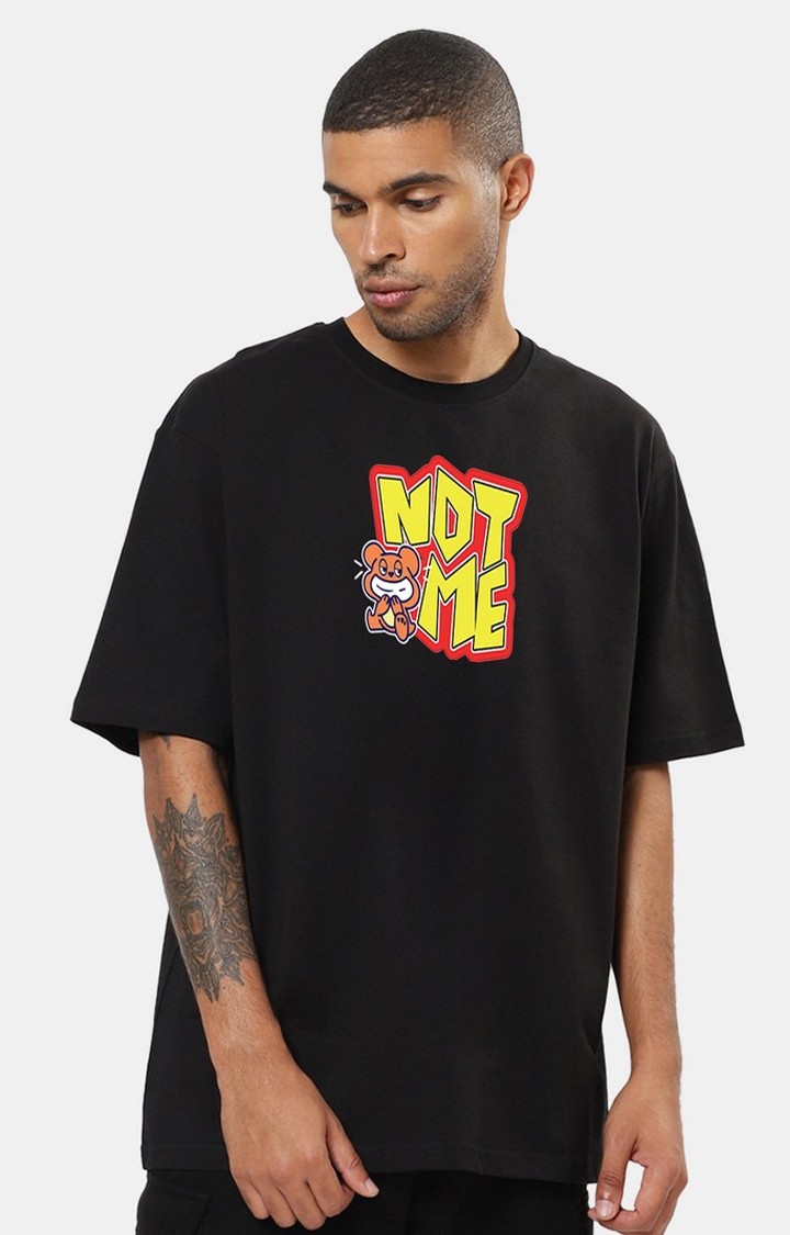 Mad Over Print | Not Me Oversized Men's T-Shirt