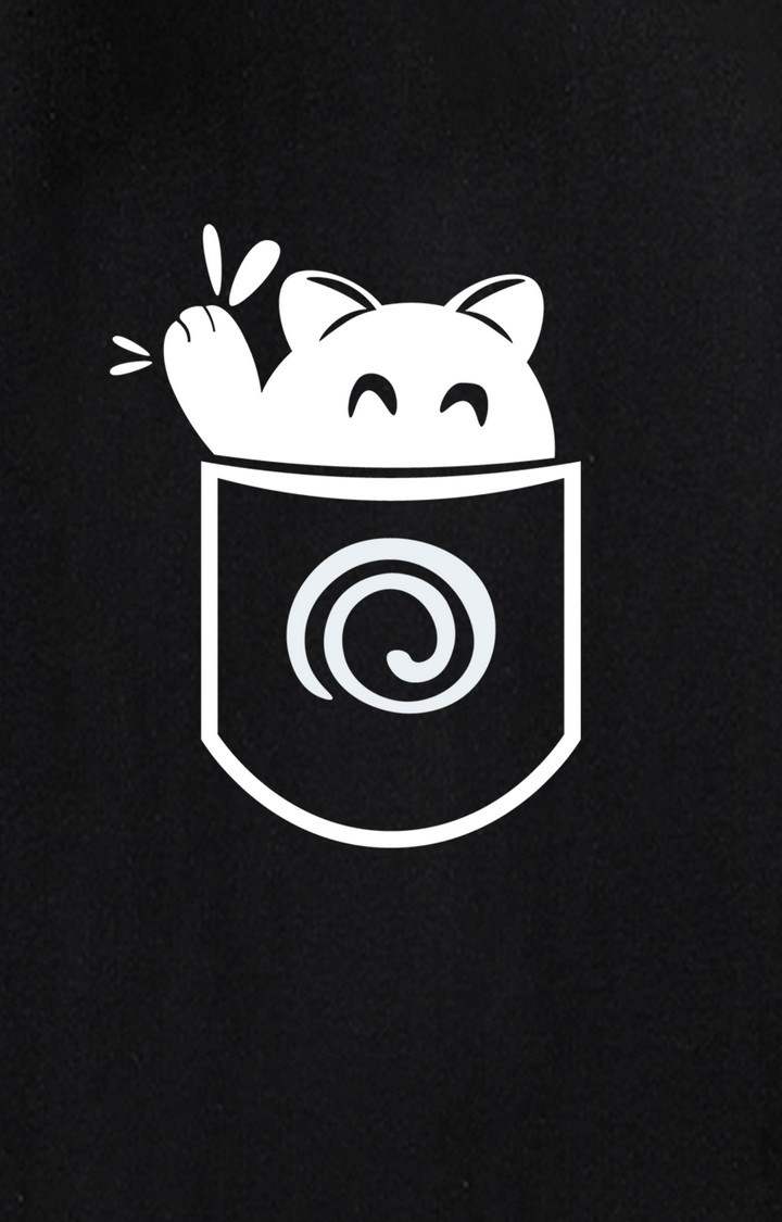 Pocket Cat Oversized Men's T-Shirt