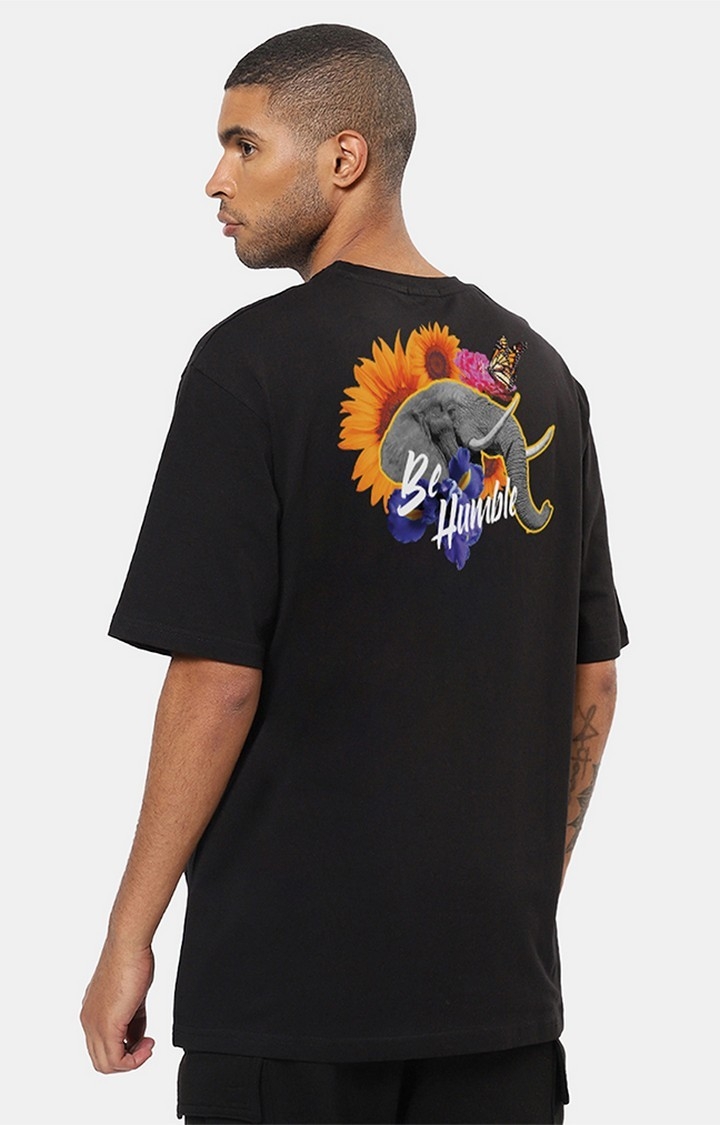 Mad Over Print | Be Humble Men's Oversized T-Shirt