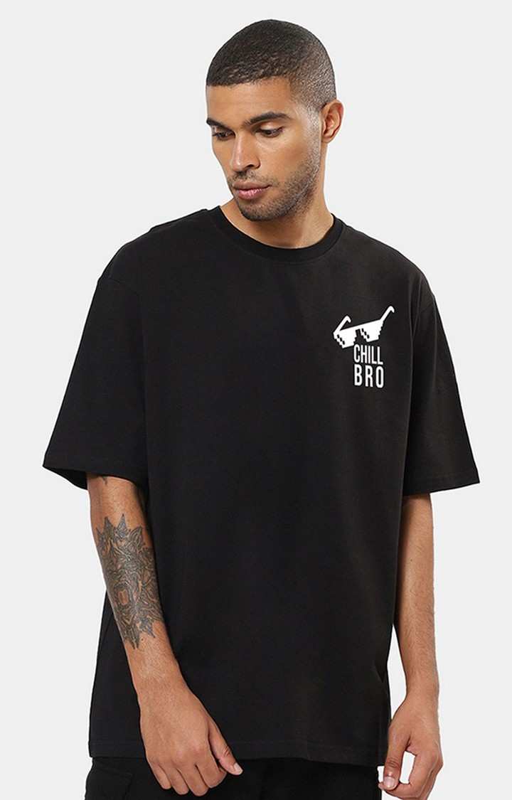 Mad Over Print | Chill Bro Men's Oversized T-Shirt
