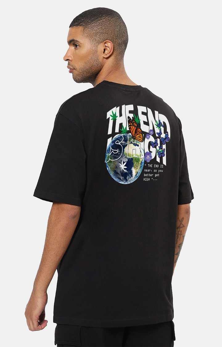 Mad Over Print | The End Is High Men's Oversized T-Shirt