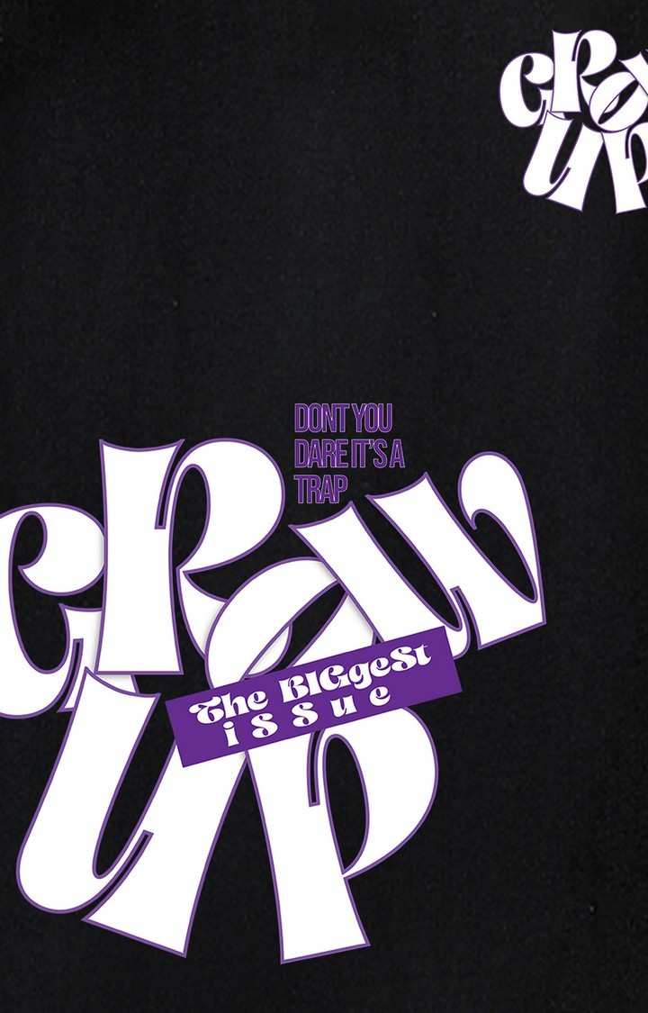 Grow Up Men's Oversized T-Shirt