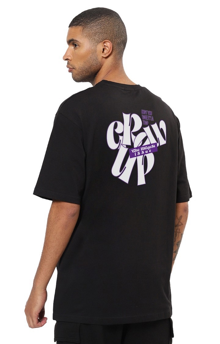 Mad Over Print | Grow Up Men's Oversized T-Shirt